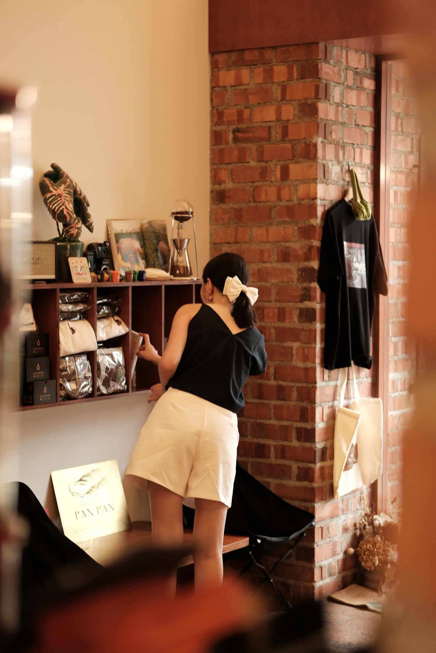 Noémie Asymmetric Strap Vest in Black