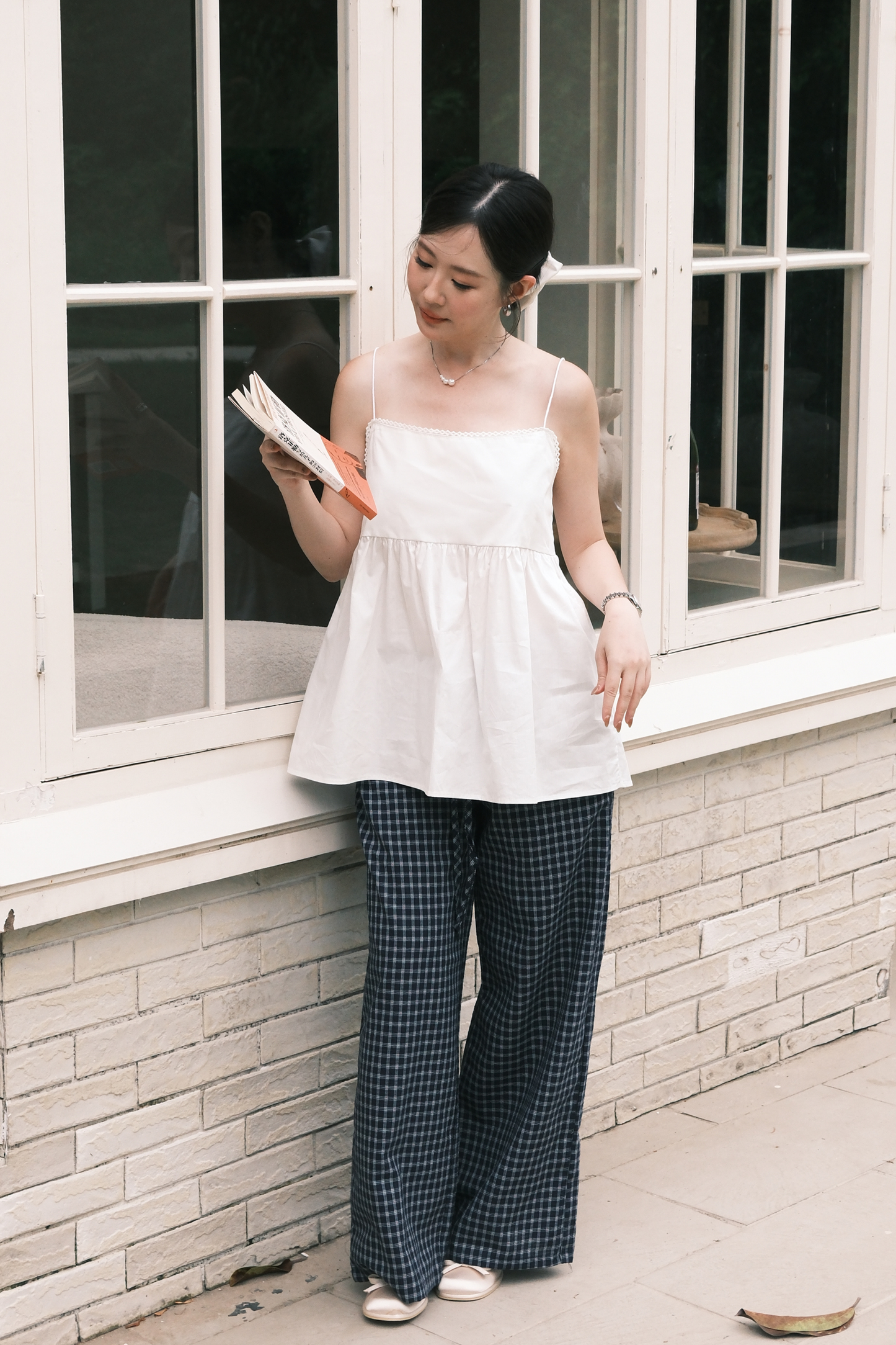 Noir Plaid Breeze Pants
