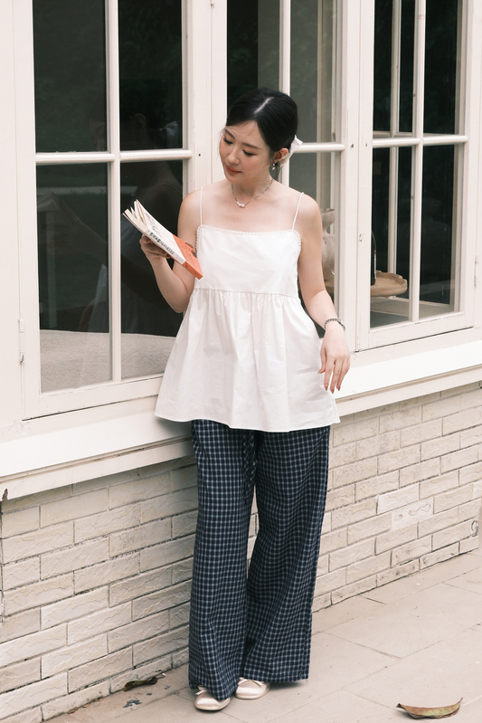 Noir Plaid Breeze Pants
