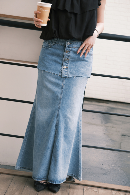 Élodie Denim Mermaid Skirt