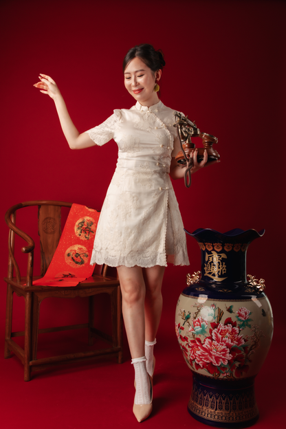 Clara Floral Lace Two-Piece Set