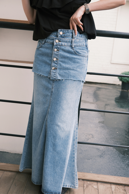 Élodie Denim Mermaid Skirt