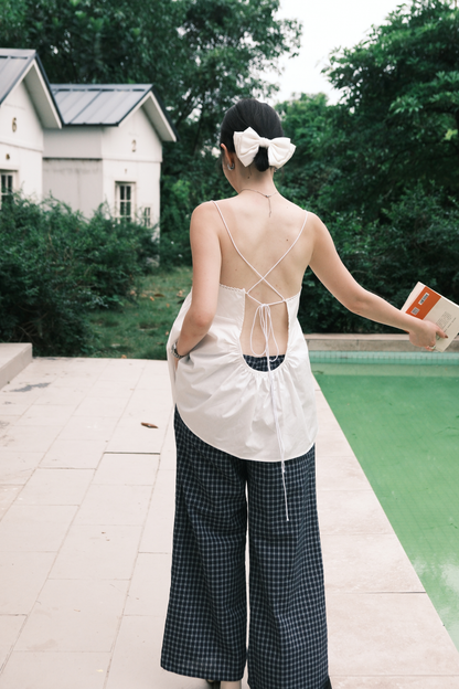 Noir Plaid Breeze Pants