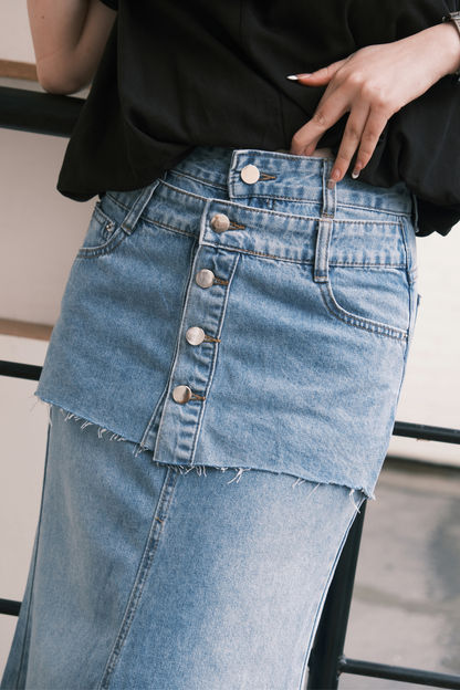 Élodie Denim Mermaid Skirt