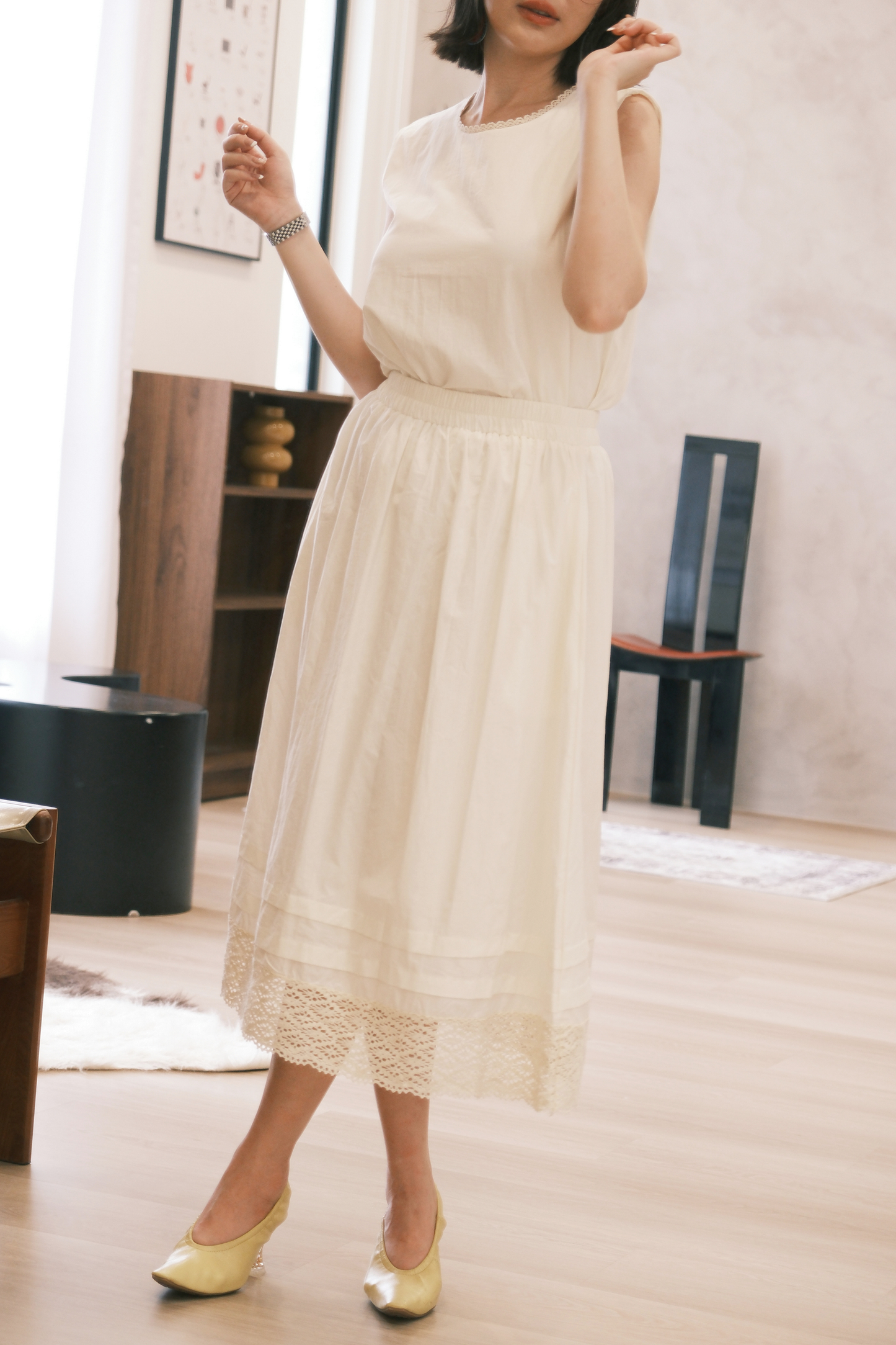 Elodie Lace Panel Set