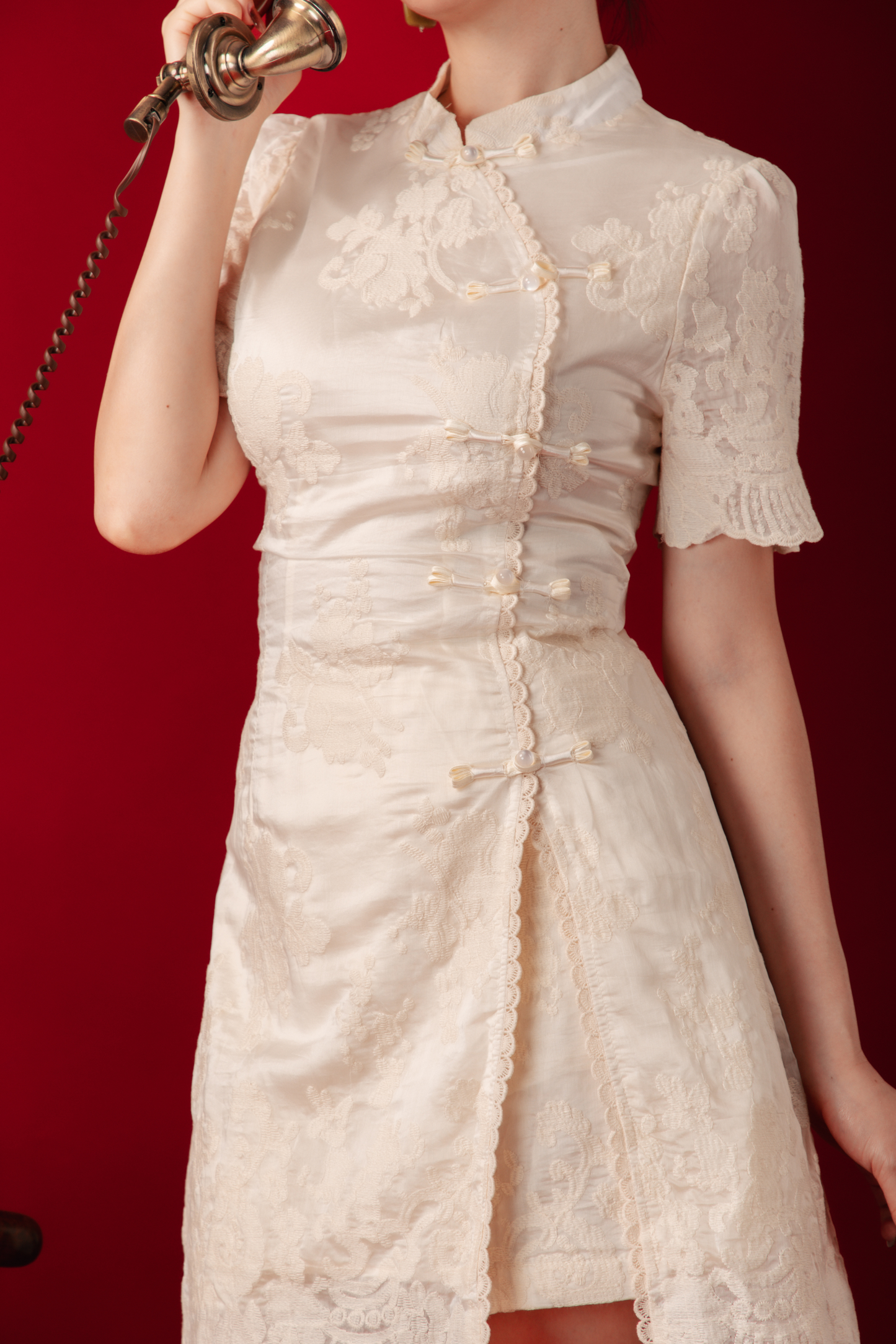 Clara Floral Lace Two-Piece Set