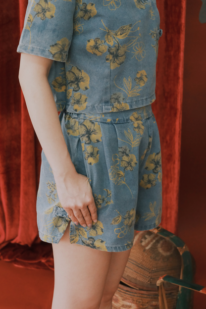 Élodie Denim Tang Set