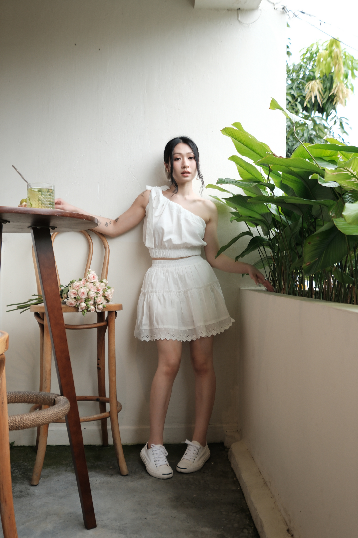 Élodie Lace Mini Skirt