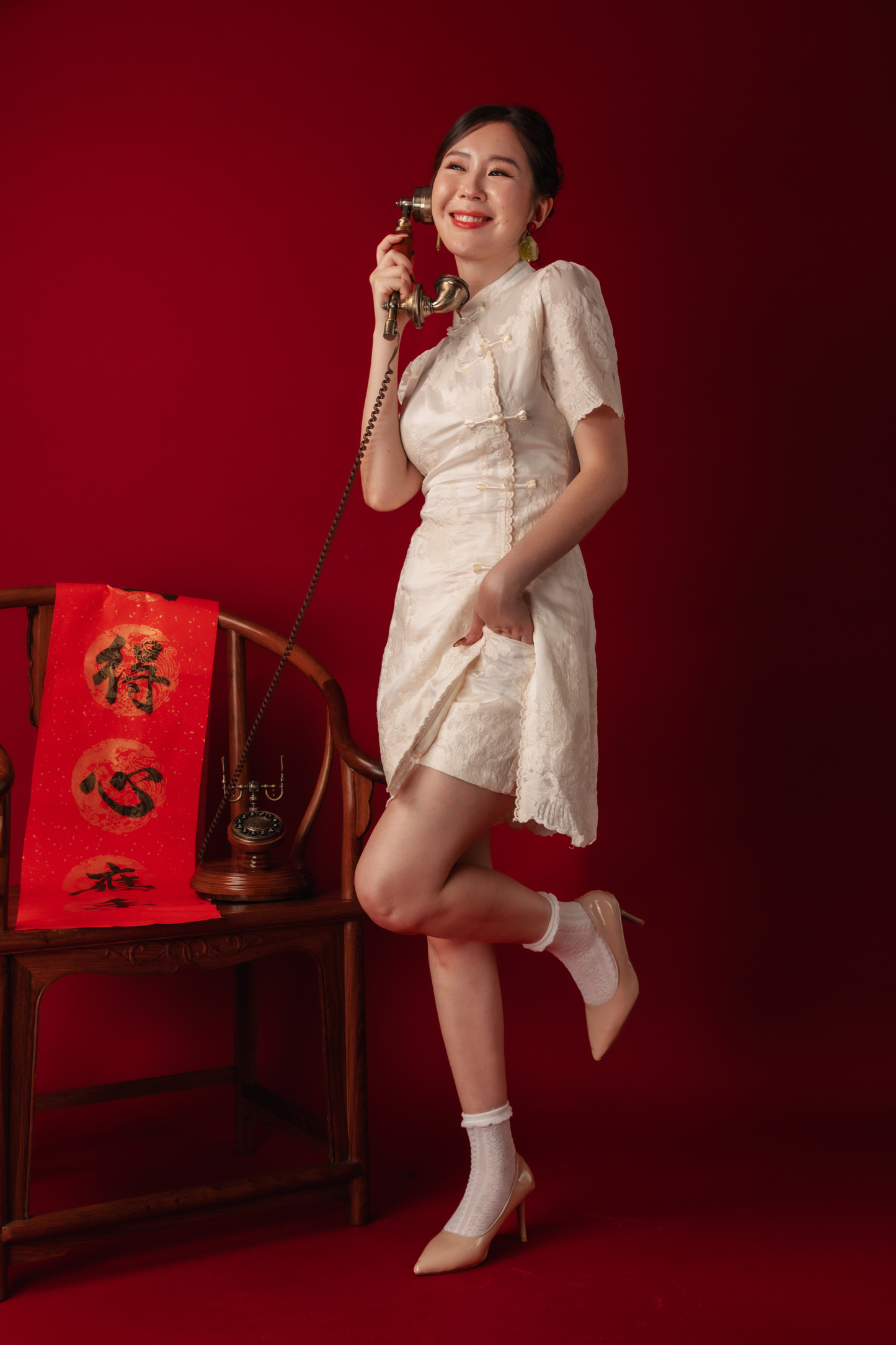 Clara Floral Lace Two-Piece Set