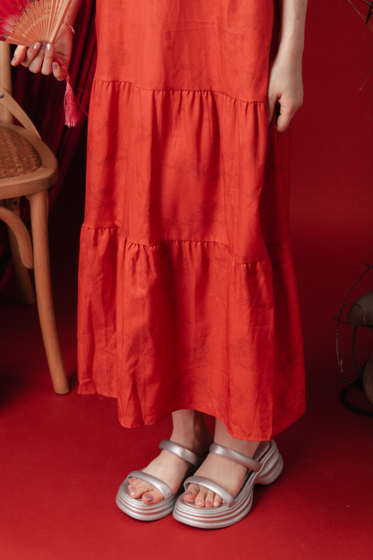 Ruby Heritage Halter Maxi Dress