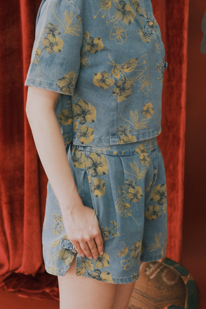 Élodie Denim Tang Set