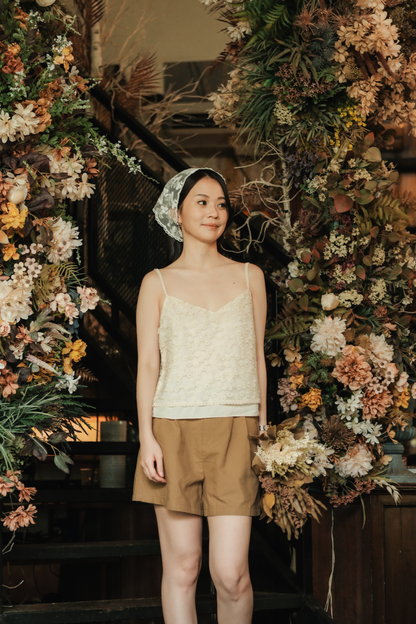 Aveline Embroidered Lace Cami