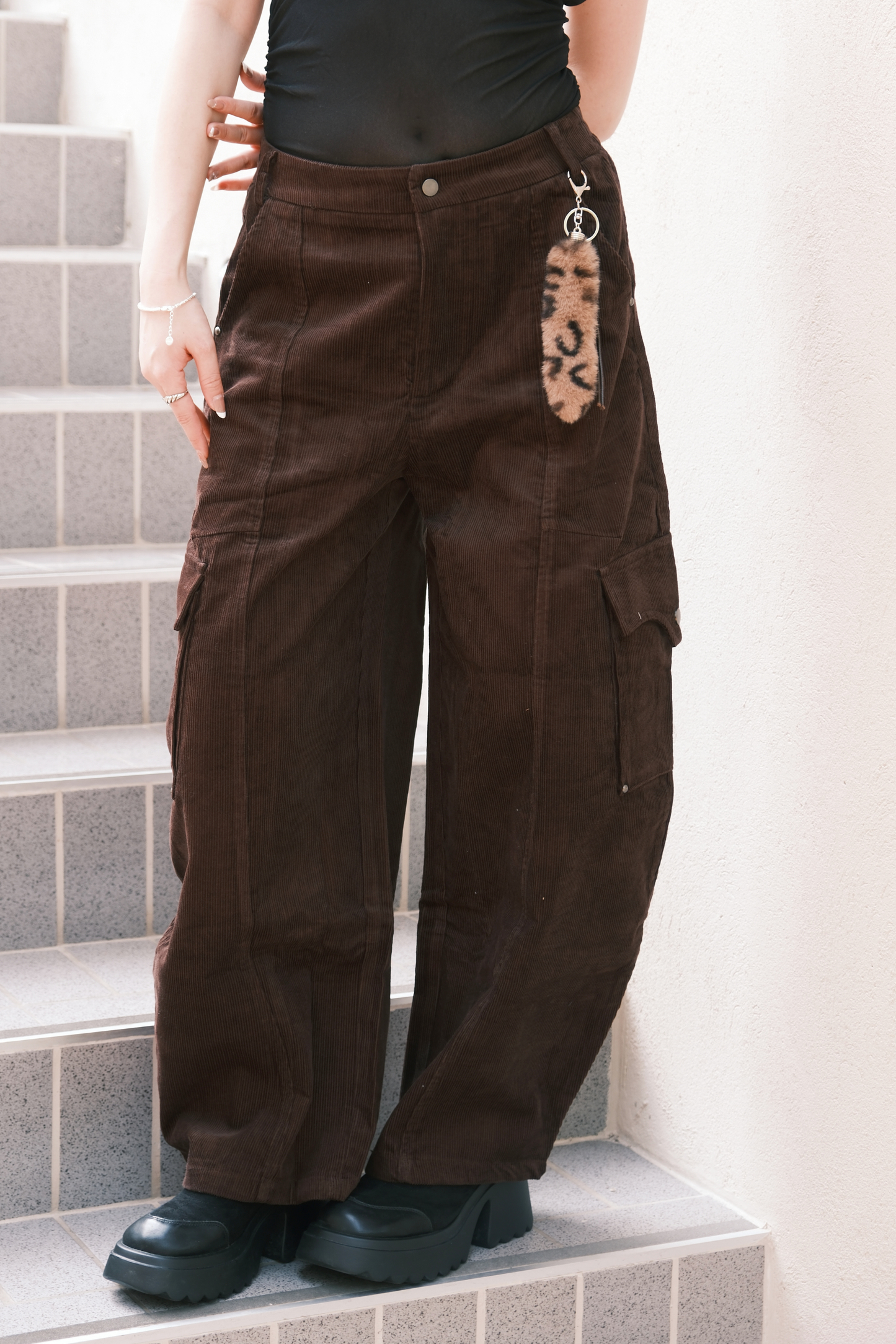 Aurelio Corduroy Cargo Pants