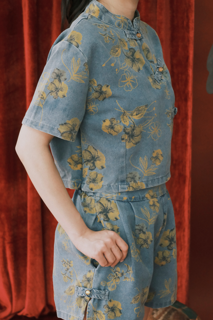 Élodie Denim Tang Set