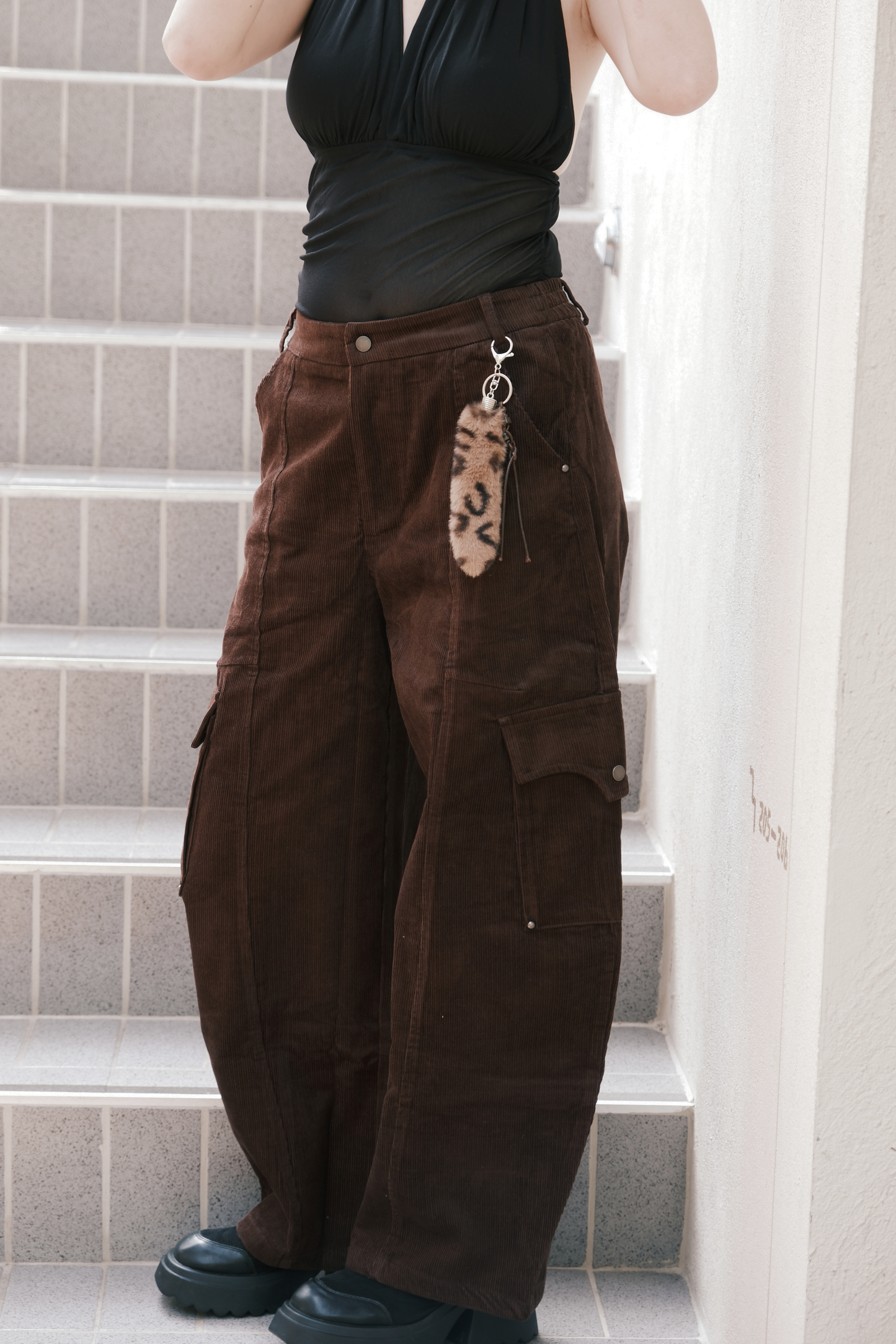 Aurelio Corduroy Cargo Pants