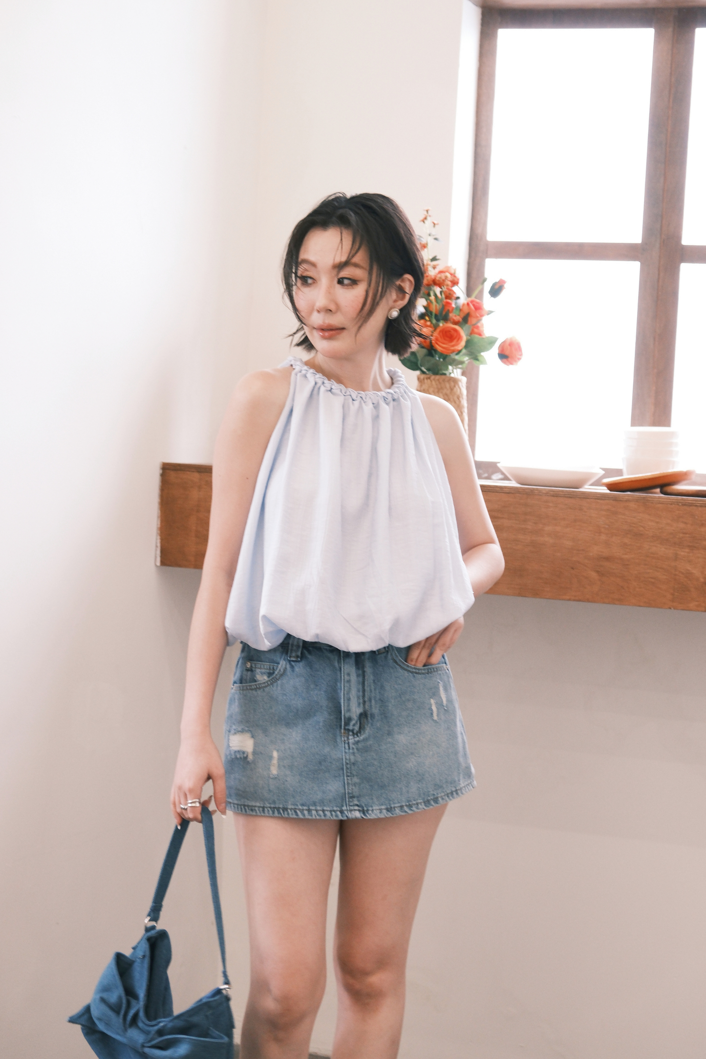 Camille Denim Skort