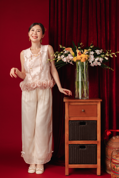 Amara Blossom Lace Two-Piece Set