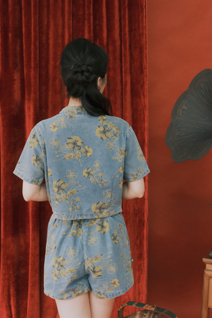 Élodie Denim Tang Set