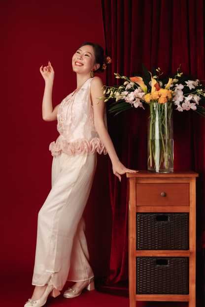 Amara Blossom Lace Two-Piece Set