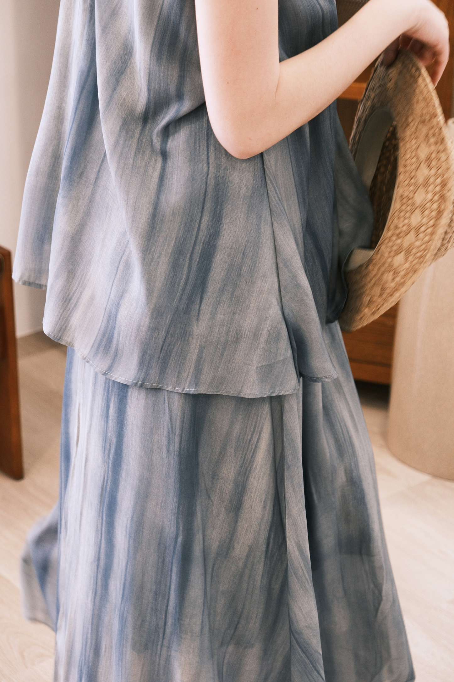 Virel Layered Lounge Set In Blue