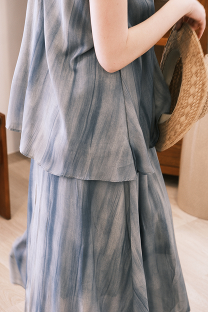 Virel Layered Lounge Set In Blue
