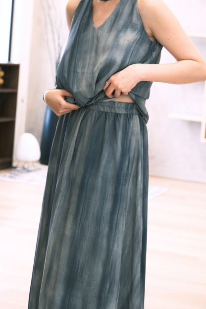 Virel Layered Lounge Set In Blue