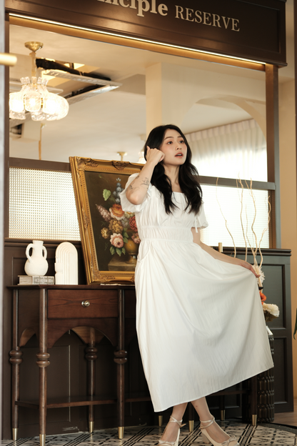 Isla Puff-Sleeve Maxi Dress