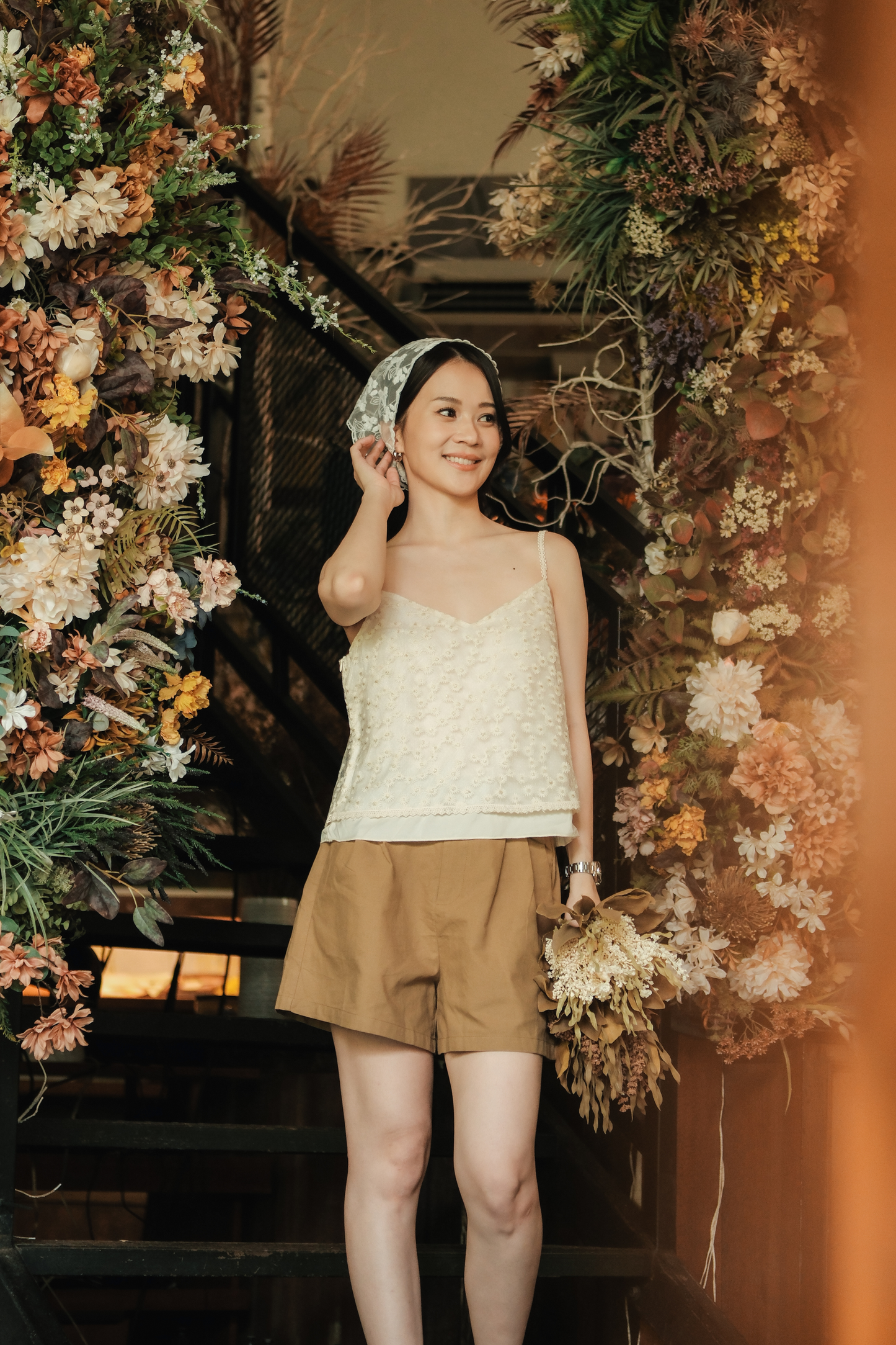 Aveline Embroidered Lace Cami