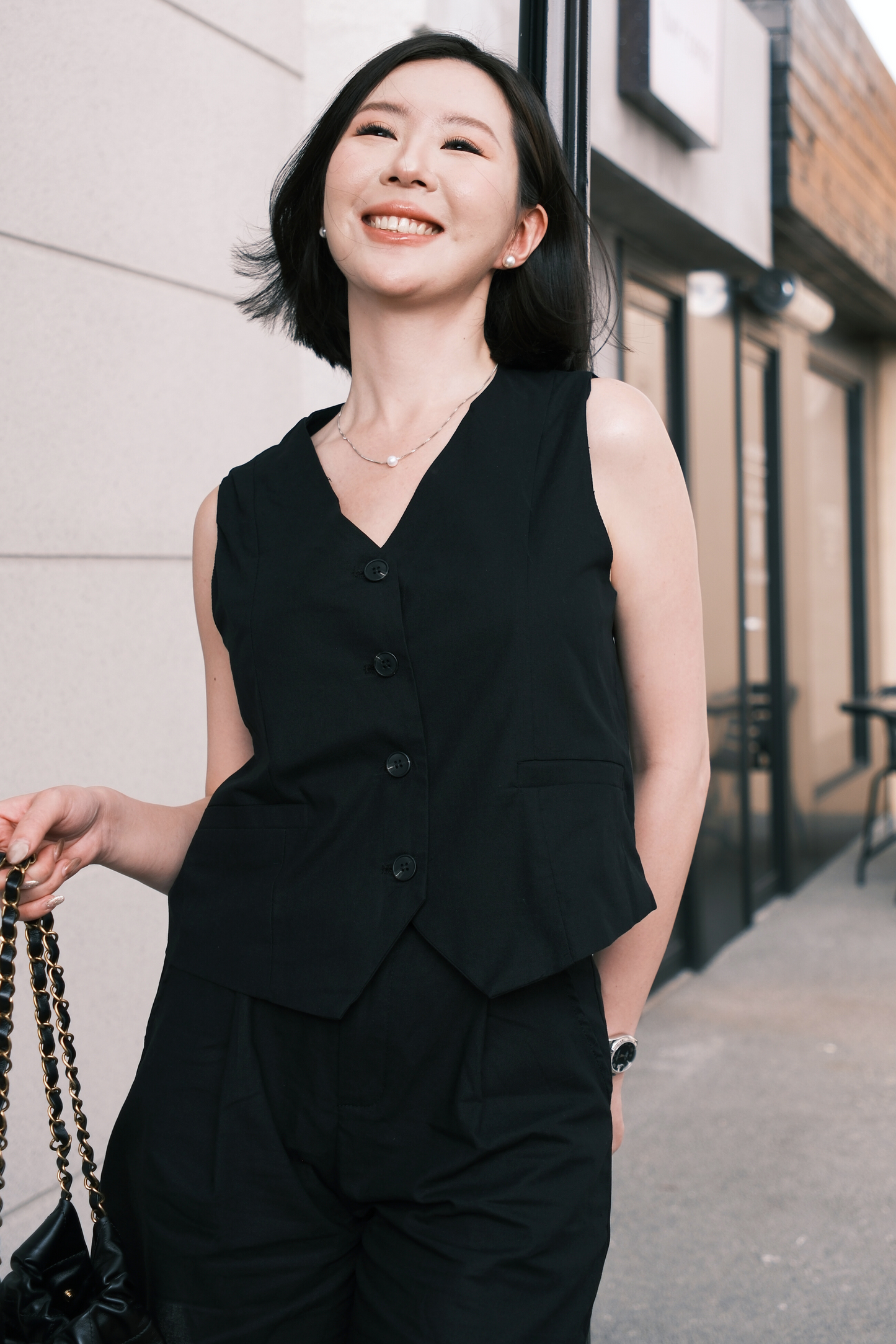 Violette Tailored Shorts in Black