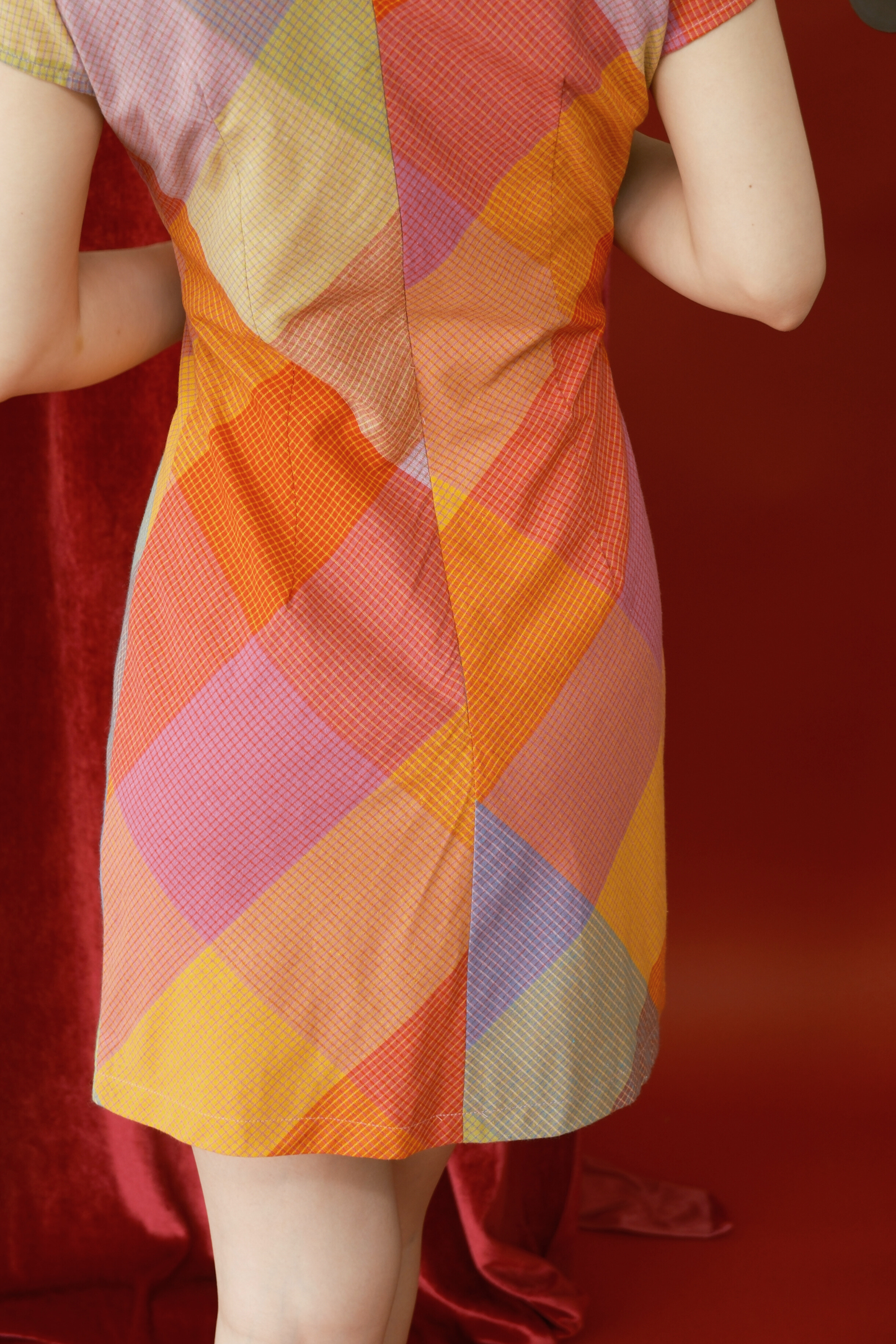 Dopamine Chic Colorful Dress (In-Stock)