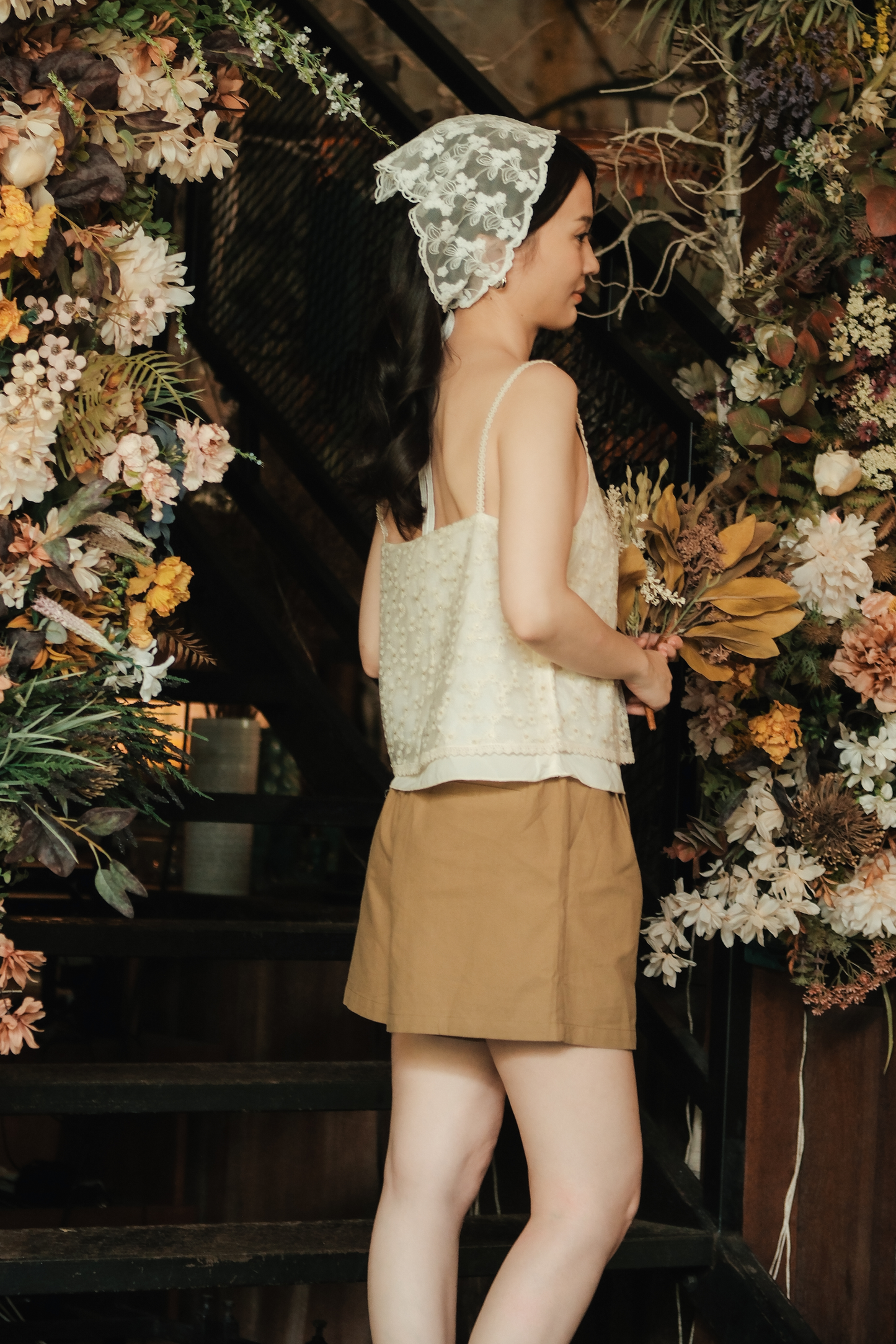 Sloane Everyday Cotton Shorts in Chestnut Brown