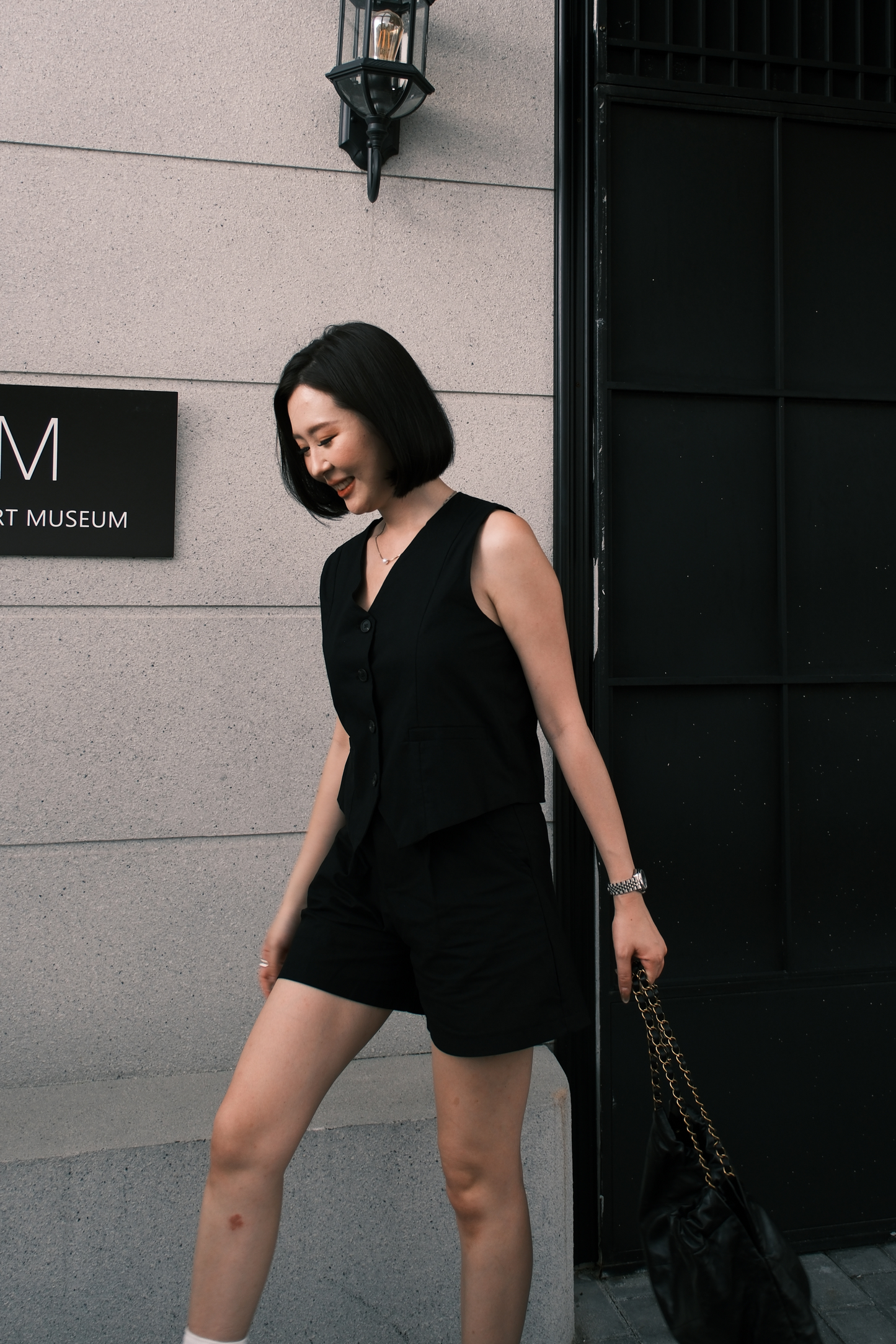 Violette Tailored Shorts in Black