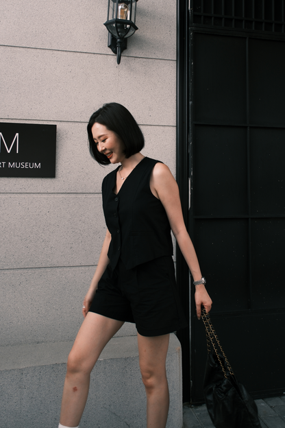 Violette Tailored Shorts in Black