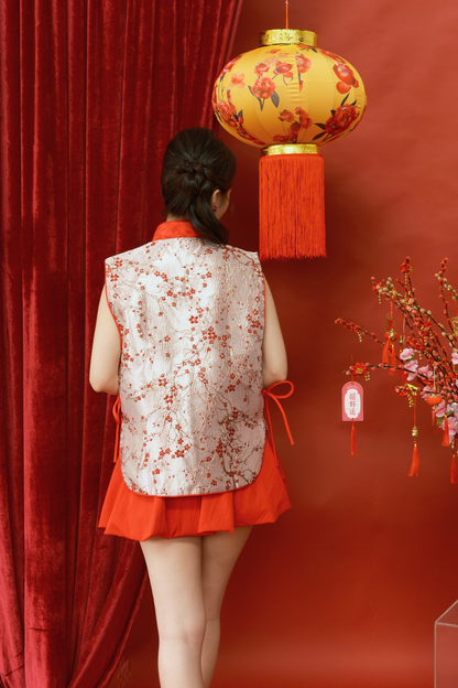 Arielle Blossom Brocade Vest