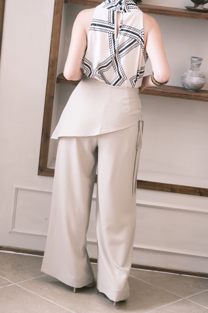 Sloane Wide-Leg Pants in Khaki