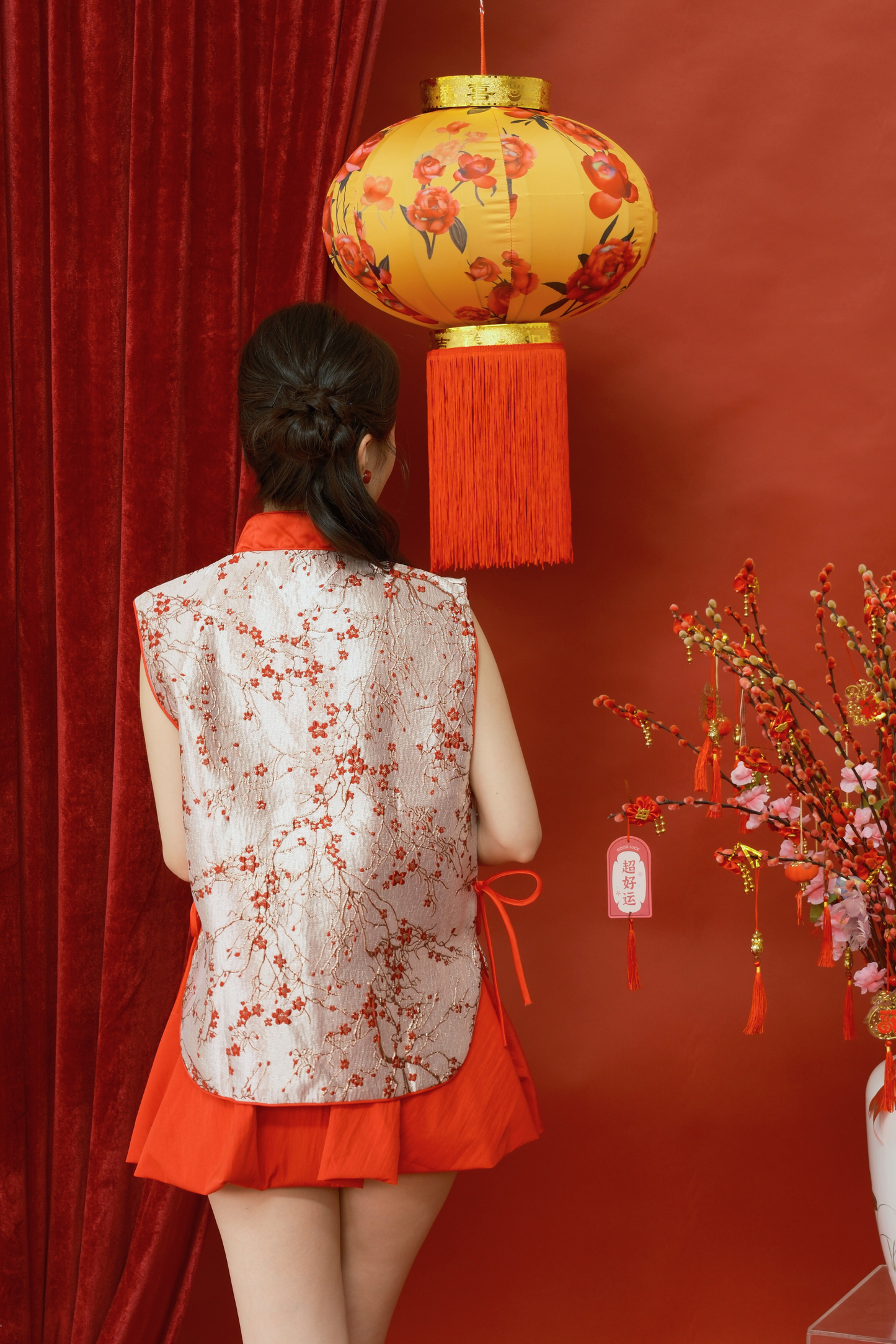 Arielle Blossom Brocade Vest