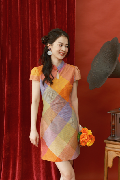 Dopamine Chic Colorful Dress (In-Stock)