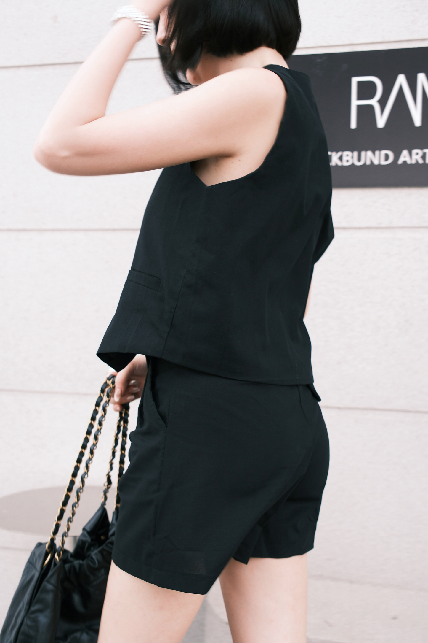 Violette Tailored Shorts in Black