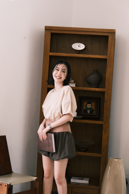 Elira Balloon Shorts Two-Piece Set