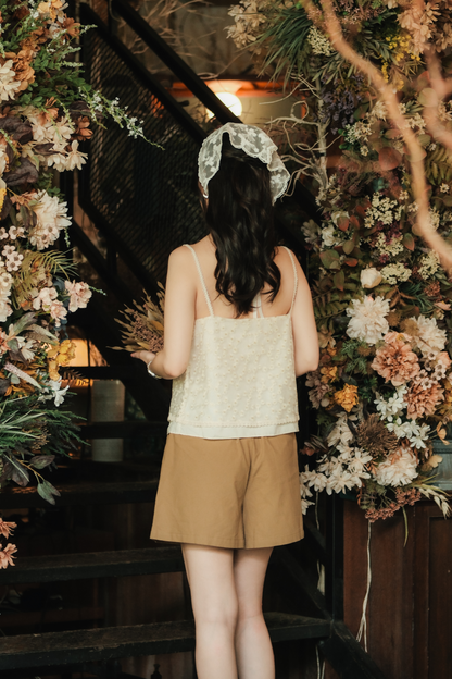 Aveline Embroidered Lace Cami