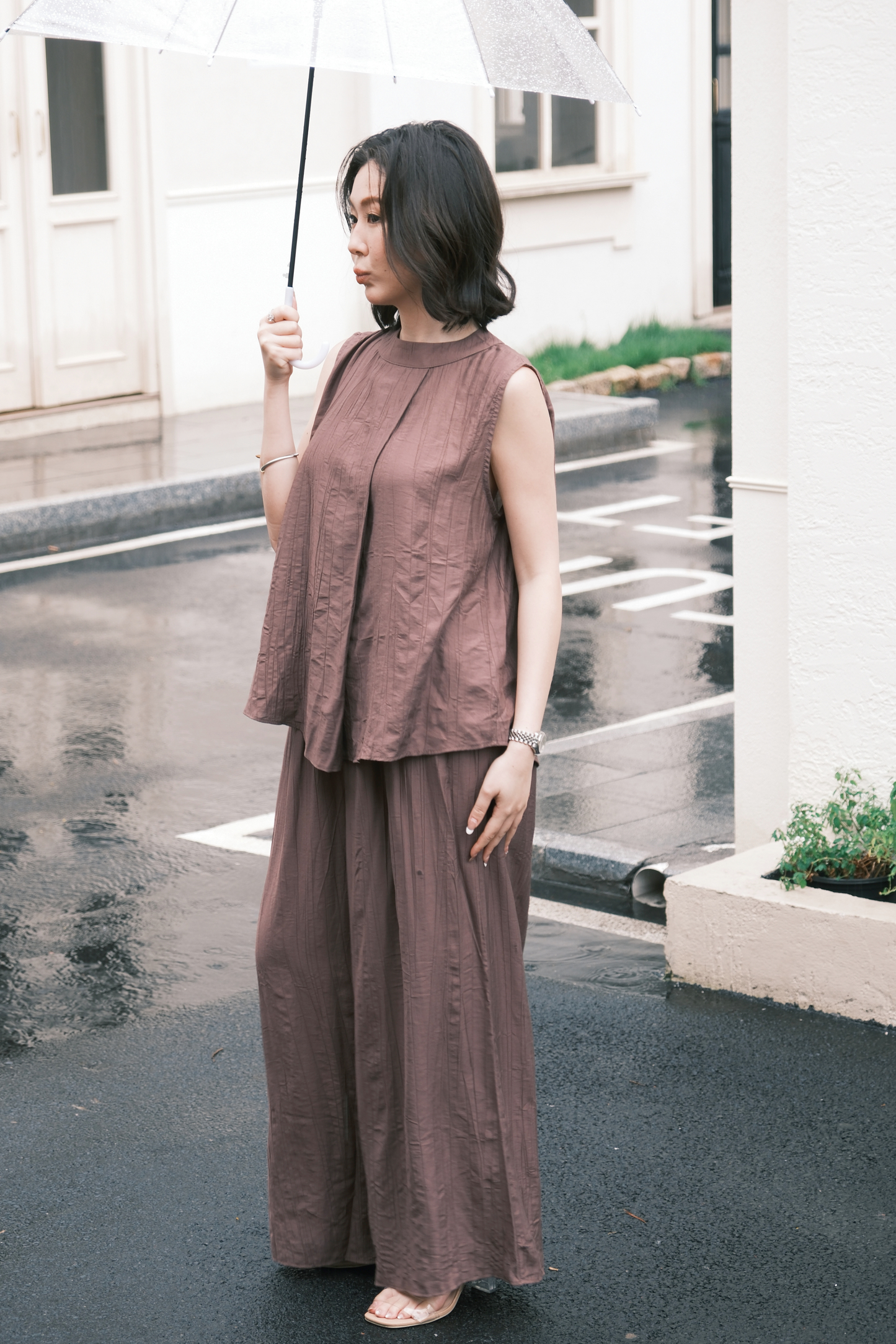 Noéline Relaxed Co-Ord Set in Purple