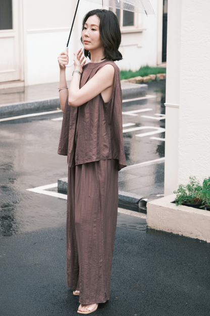 Noéline Relaxed Co-Ord Set in Purple