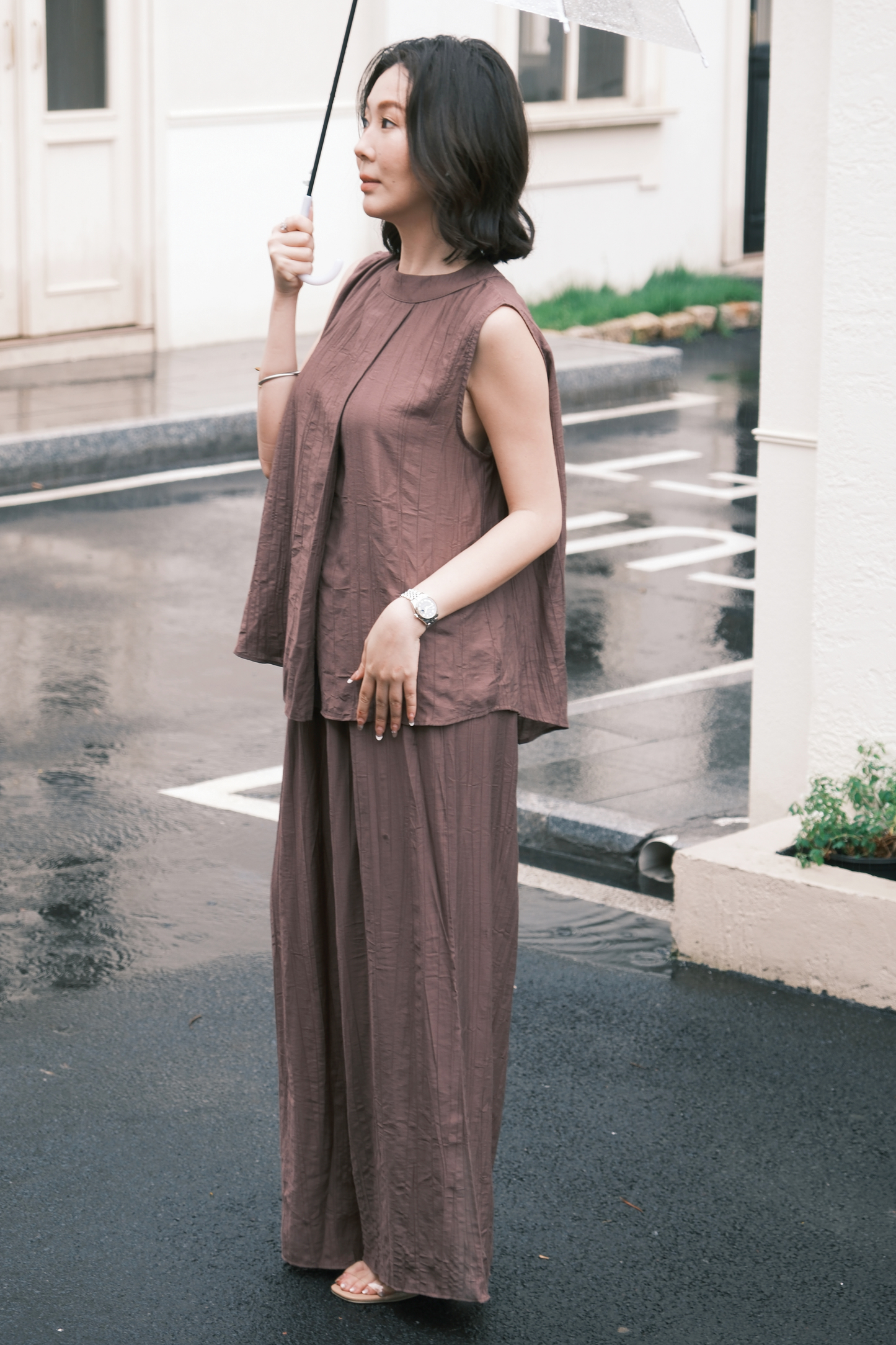 Noéline Relaxed Co-Ord Set in Purple