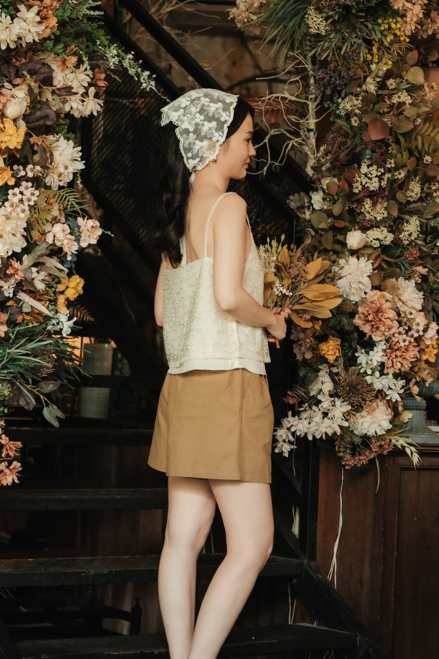 Aveline Embroidered Lace Cami