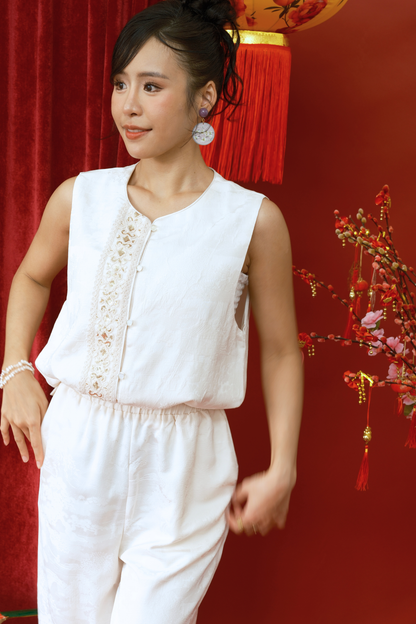 Ivory Whisper Lounge Top