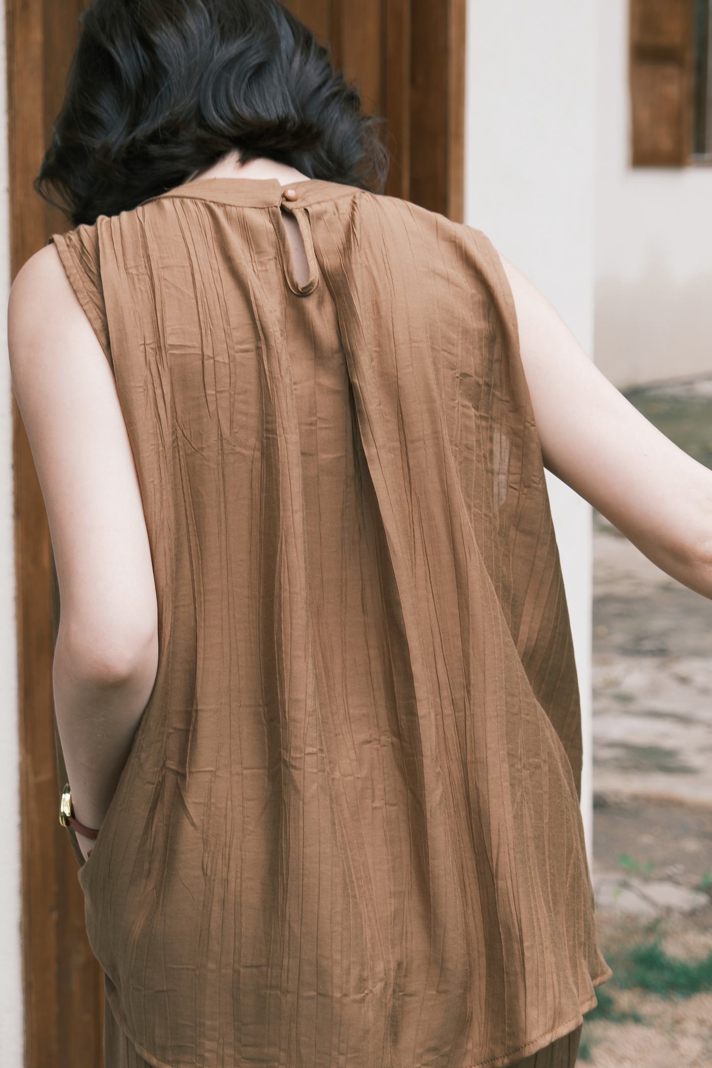 Noéline Relaxed Co-Ord Set in Brown
