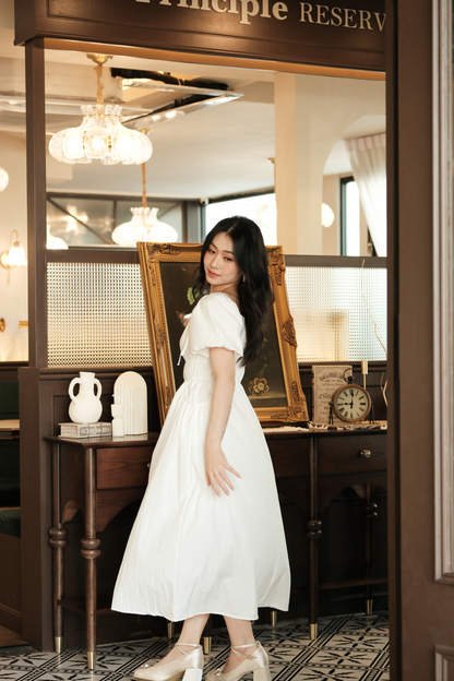 Isla Puff-Sleeve Maxi Dress