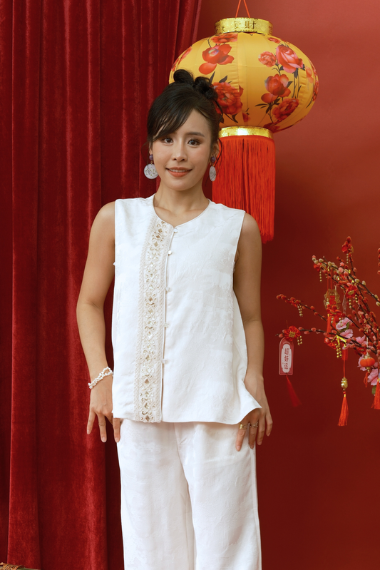 Ivory Whisper Lounge Top