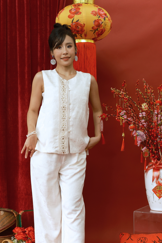 Ivory Whisper Lounge Top