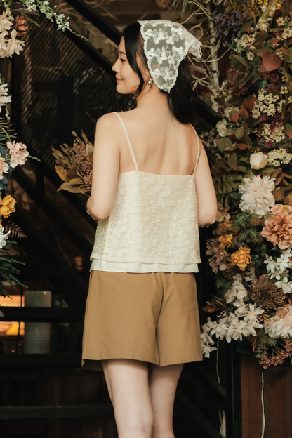 Aveline Embroidered Lace Cami